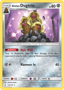 Alolan Dugtrio (122/214) [Sun & Moon: Unbroken Bonds] Reverse Holofoil