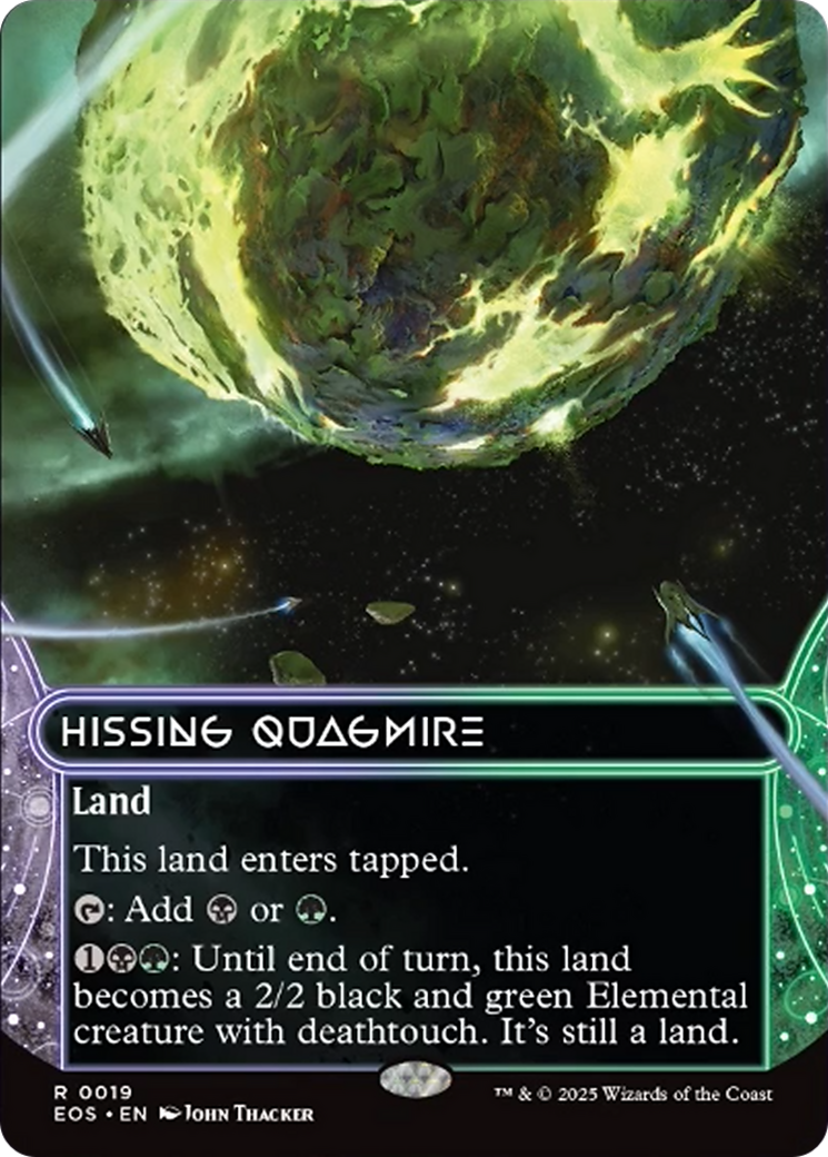 Hissing Quagmire (0019) (Borderless) [Edge of Eternities: Stellar Sights] Foil