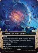 Contested War Zone (0008) (Borderless) [Edge of Eternities: Stellar Sights] Foil