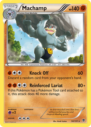 Machamp (50/101) [Black & White: Plasma Blast] Reverse Holofoil