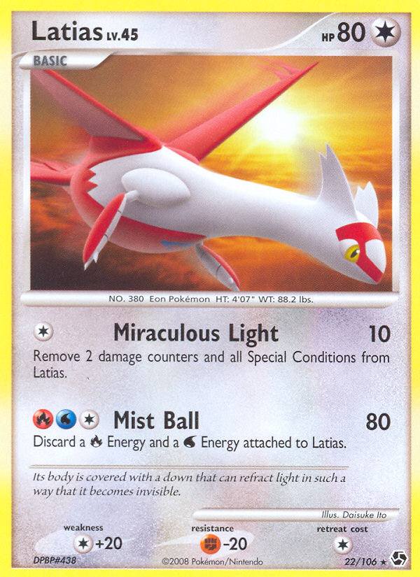 Latias (22/106) [Diamond & Pearl: Great Encounters] Reverse Holofoil