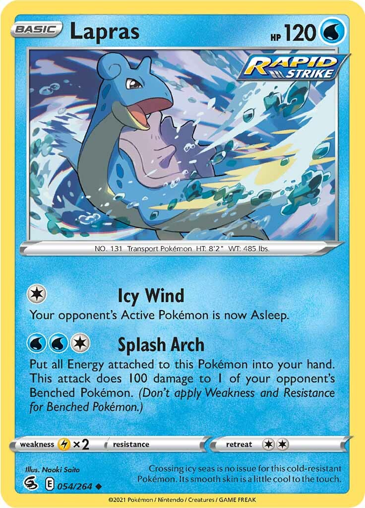 Lapras (054/264) [Sword & Shield: Fusion Strike] Reverse Holofoil