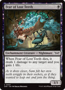 Fear of Lost Teeth [Duskmourn: House of Horror] Foil