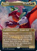 Tiamat (Borderless Alternate Art) [Dungeons & Dragons: Adventures in the Forgotten Realms] Foil