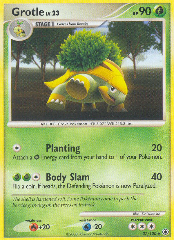 Grotle (37/100) [Diamond & Pearl: Majestic Dawn] Reverse Holofoil