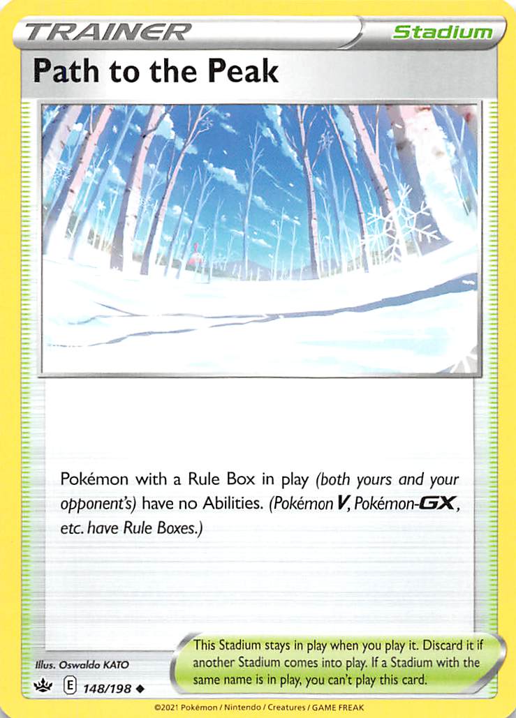 Path to the Peak (148/198) [Sword & Shield: Chilling Reign] Reverse Holofoil