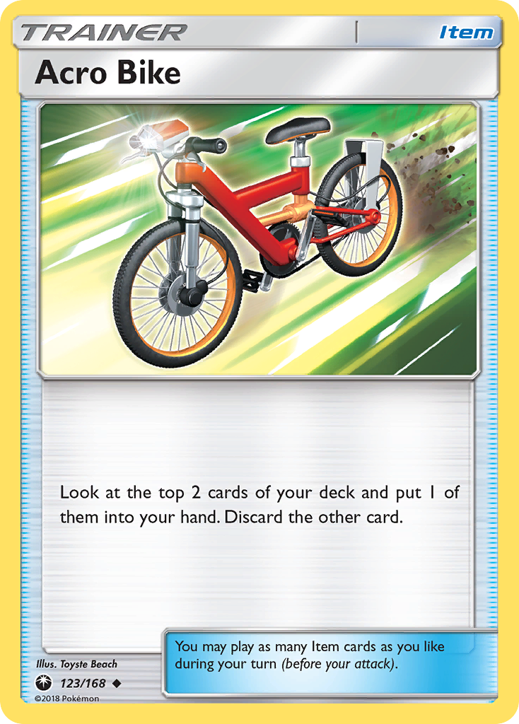 Acro Bike (123/168) [Sun & Moon: Celestial Storm] Reverse Holofoil