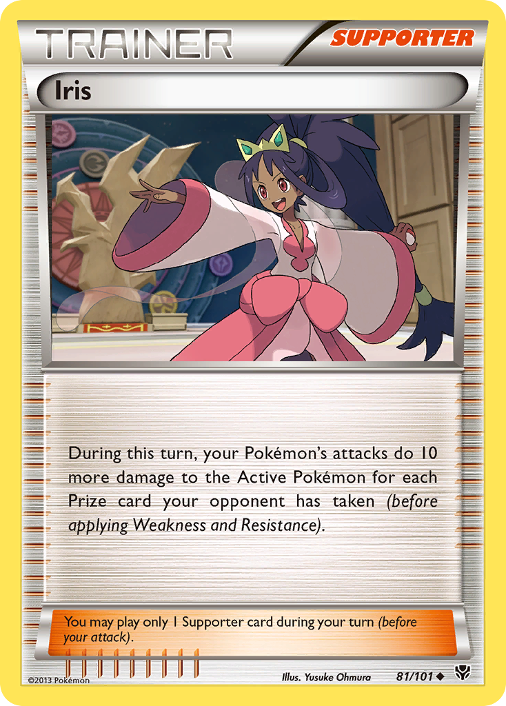 Iris (81/101) [Black & White: Plasma Blast] Reverse Holofoil
