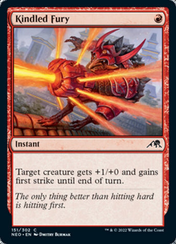 Kindled Fury [Kamigawa: Neon Dynasty] Foil