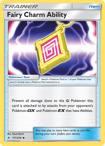 Fairy Charm Ability (171/214) [Sun & Moon: Unbroken Bonds] Reverse Holofoil