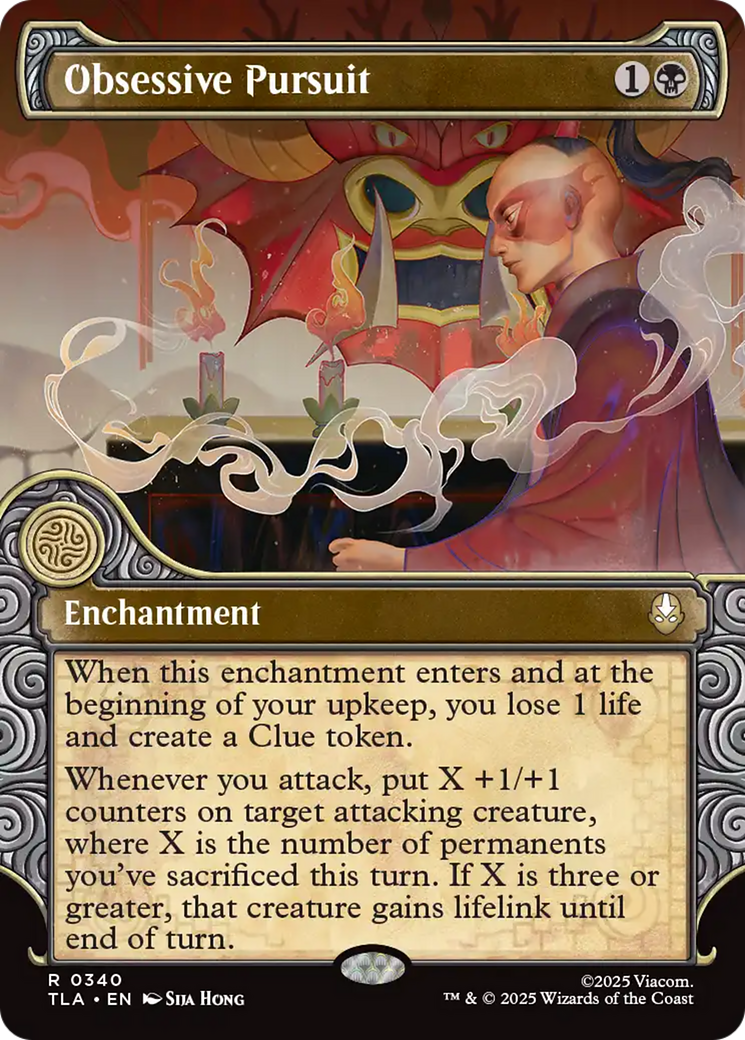 Obsessive Pursuit (Showcase) [Avatar: The Last Airbender] Foil