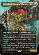 Caradora, Heart of Alacria (Borderless) [Aetherdrift] Foil