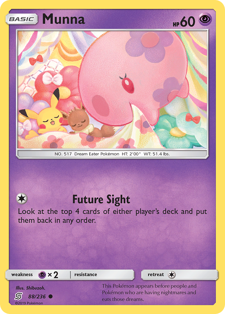 Munna (88/236) [Sun & Moon: Unified Minds] Reverse Holofoil