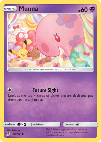 Munna (88/236) [Sun & Moon: Unified Minds] Reverse Holofoil