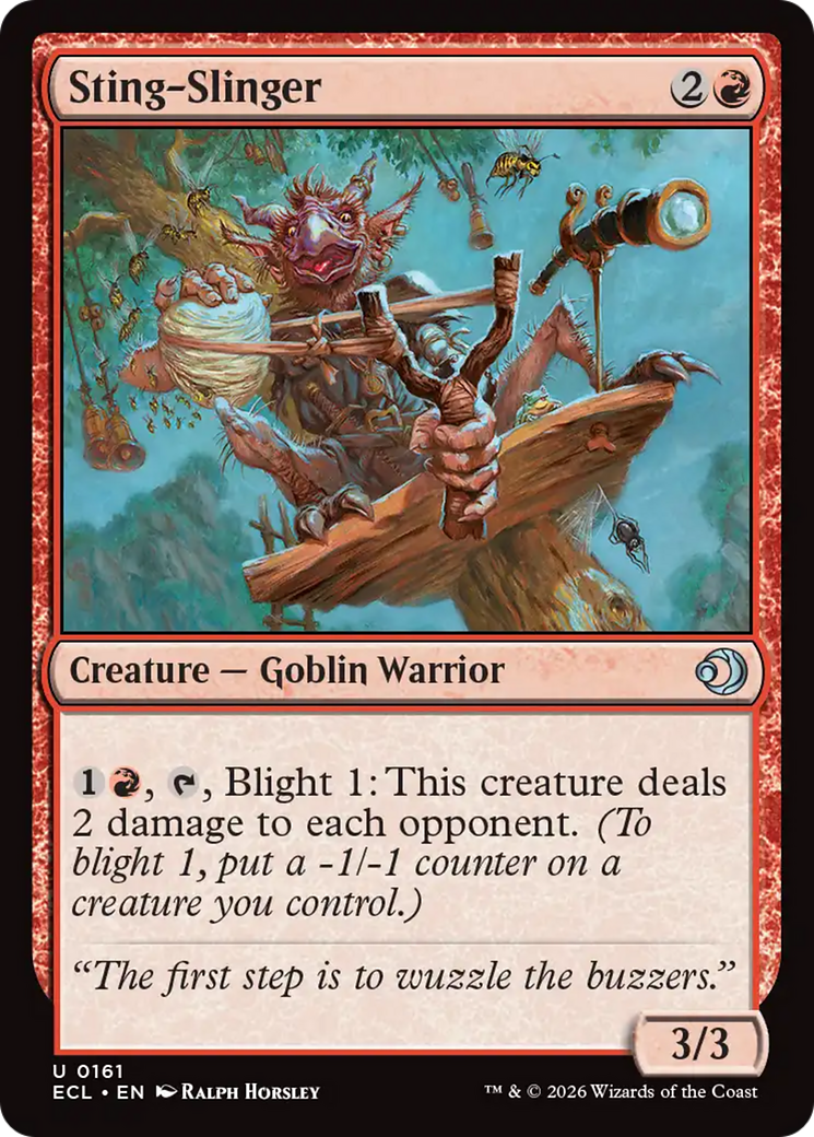 Sting-Slinger [Lorwyn Eclipsed] Foil