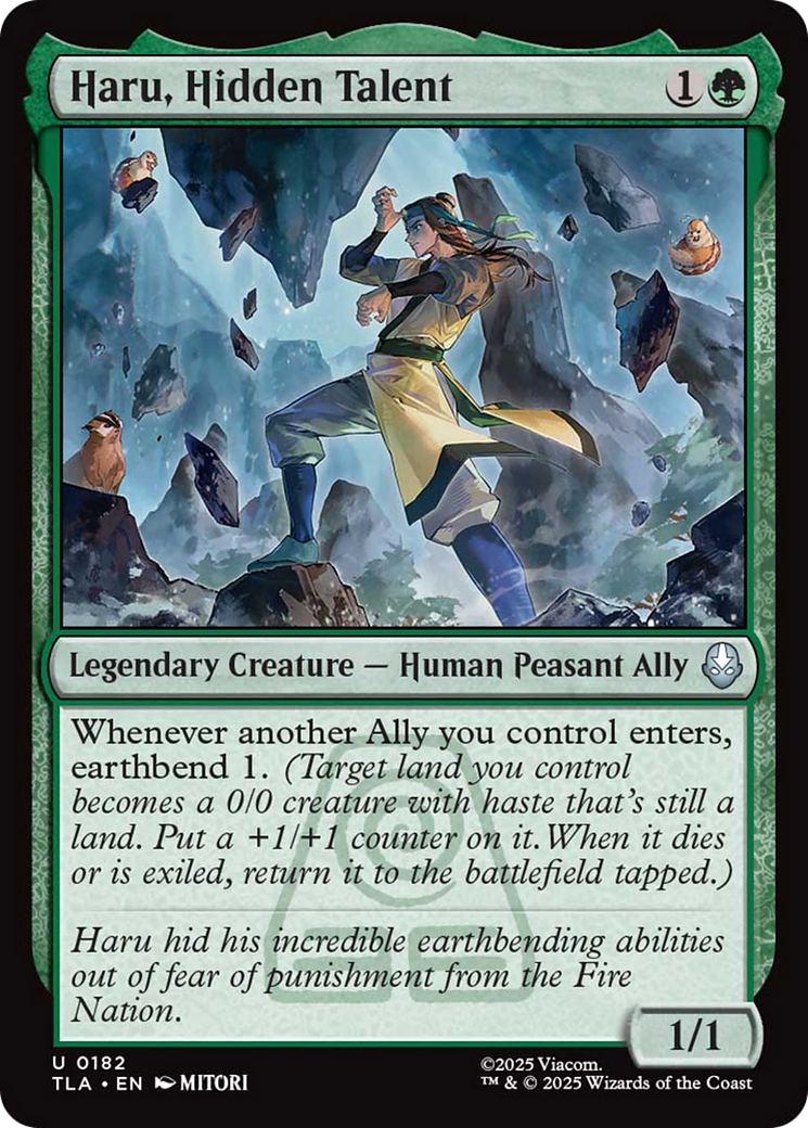 Haru, Hidden Talent [Avatar: The Last Airbender] Foil