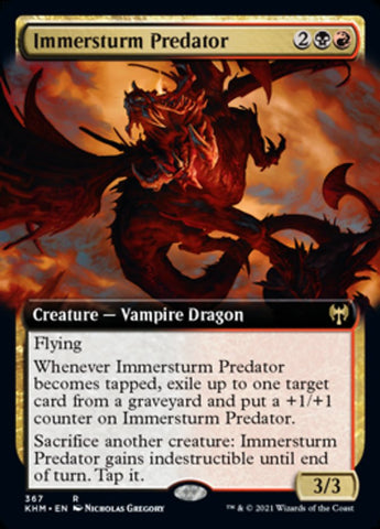 Immersturm Predator (Extended Art) [Kaldheim] Foil