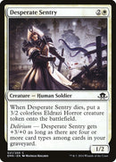 Desperate Sentry [Eldritch Moon] Foil