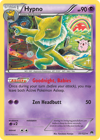 Hypno (51/122) [XY: BREAKpoint] Reverse Holofoil