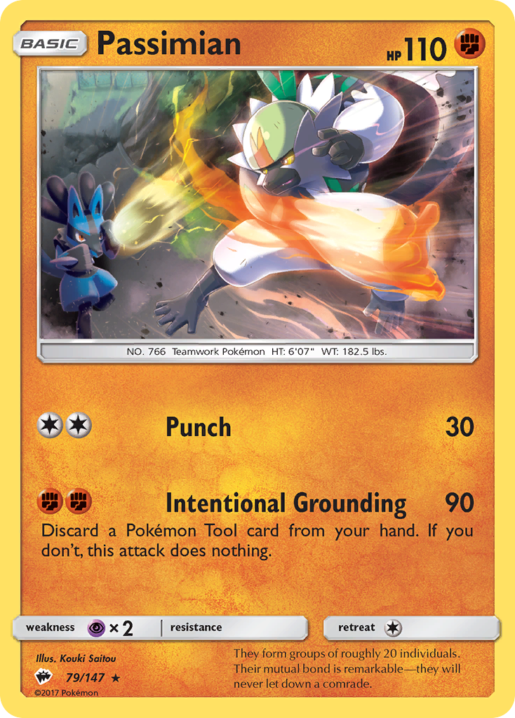 Passimian (79/147) [Sun & Moon: Burning Shadows] Reverse Holofoil