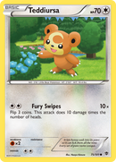 Teddiursa (75/101) [Black & White: Plasma Blast] Reverse Holofoil