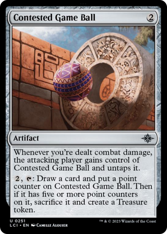 Contested Game Ball [The Lost Caverns of Ixalan] Foil