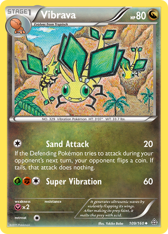Vibrava (109/160) [XY: Primal Clash] Reverse Holofoil