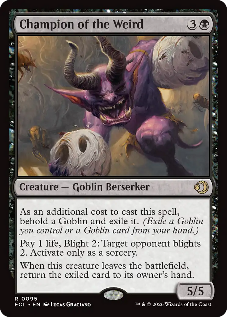 Champion of the Weird [Lorwyn Eclipsed] Foil