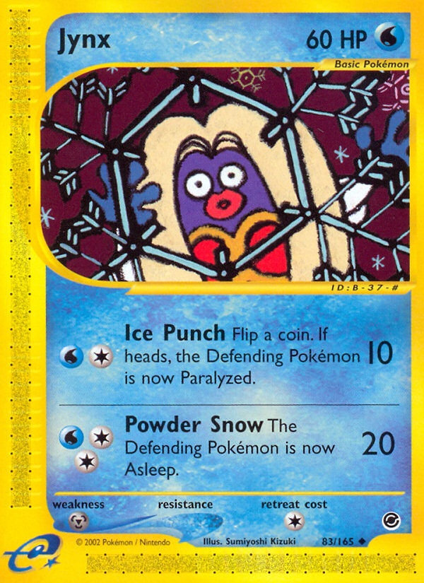 Jynx (83/165) [Expedition: Base Set] Reverse Holofoil