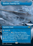 Otawara, Soaring City (Borderless Alternate Art) [Kamigawa: Neon Dynasty] Foil