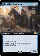 Herald of Hoofbeats (Extended Art) [March of the Machine Commander] Foil