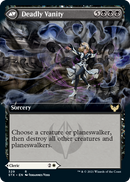Selfless Glyphweaver // Deadly Vanity (Extended Art) [Strixhaven: School of Mages] Foil