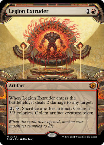 Legion Extruder (Showcase) [Outlaws of Thunder Junction: The Big Score] Foil