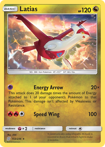 Latias (153/236) [Sun & Moon: Unified Minds] Reverse Holofoil