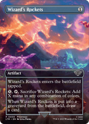 Wizard's Rockets (Borderless Alternate Art) [The Lord of the Rings: Tales of Middle-Earth] Foil