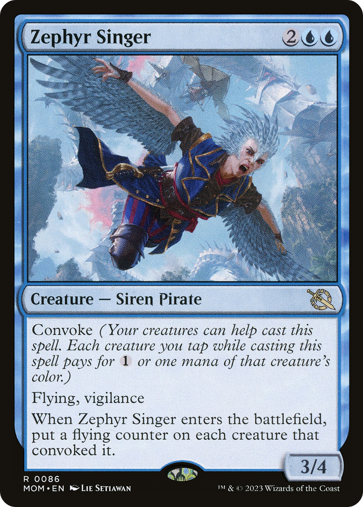 Zephyr Singer [March of the Machine] Foil