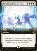 Triumphant Reckoning (Extended Art) [Commander Legends] Foil