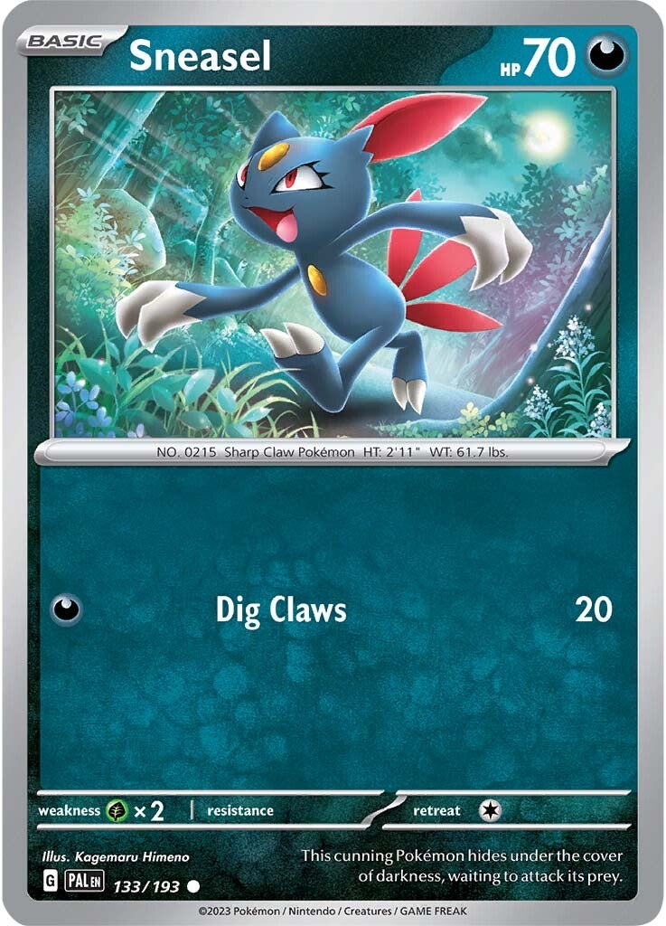 Sneasel (133/193) [Scarlet & Violet: Paldea Evolved] Reverse Holofoil