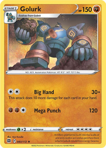 Golurk (083/172) [Sword & Shield: Brilliant Stars] Reverse Holofoil