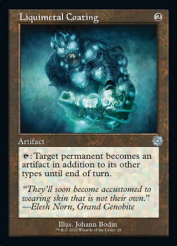 Liquimetal Coating (Retro) [The Brothers' War Retro Artifacts] Foil