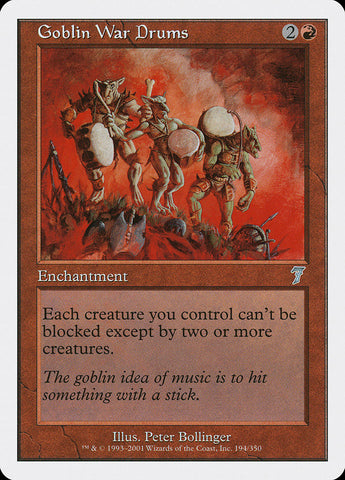 Goblin War Drums [Seventh Edition] Foil