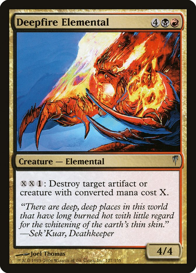 Deepfire Elemental [Coldsnap] Foil