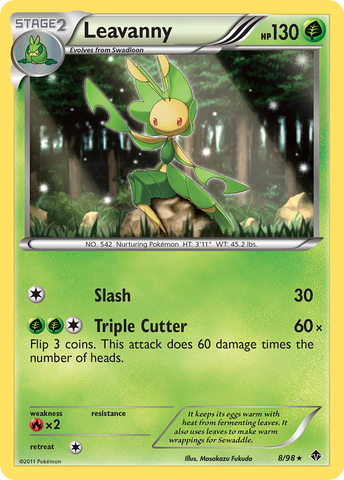 Leavanny (8/98) [Black & White: Emerging Powers] Reverse Holofoil