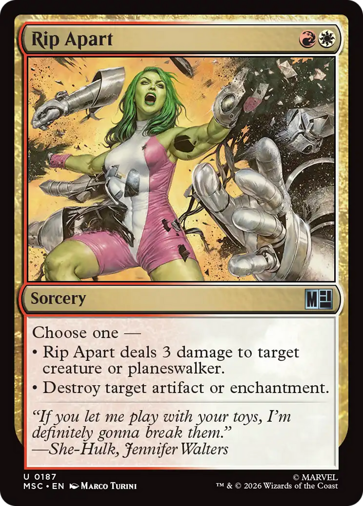 Rip Apart [Marvel Super Heroes Commander] Foil
