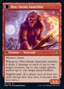 Volatile Arsonist // Dire-Strain Anarchist [Innistrad: Crimson Vow] Foil