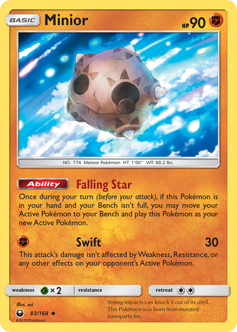 Minior (83/168) [Sun & Moon: Celestial Storm] Reverse Holofoil