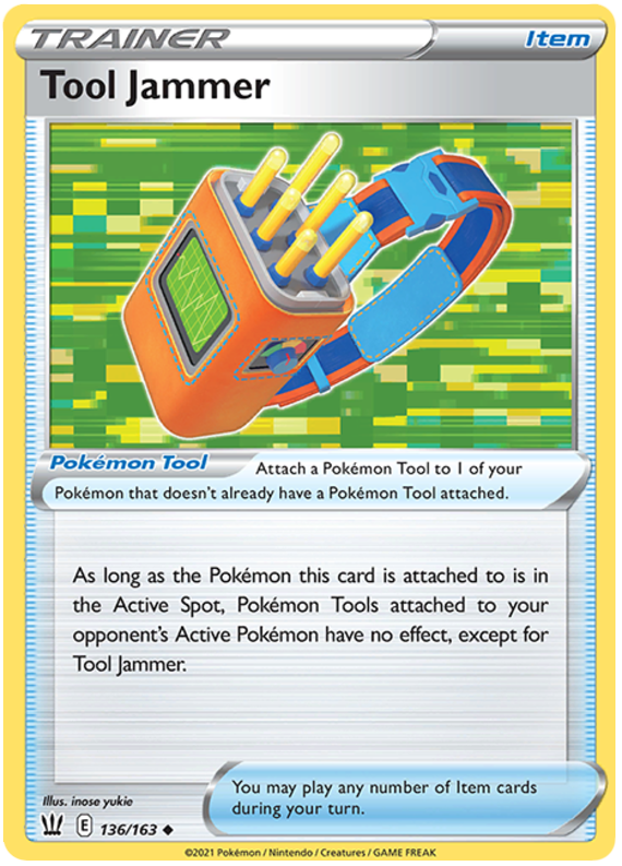 Tool Jammer (136/163) [Sword & Shield: Battle Styles] Reverse Holofoil