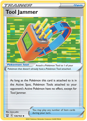 Tool Jammer (136/163) [Sword & Shield: Battle Styles] Reverse Holofoil