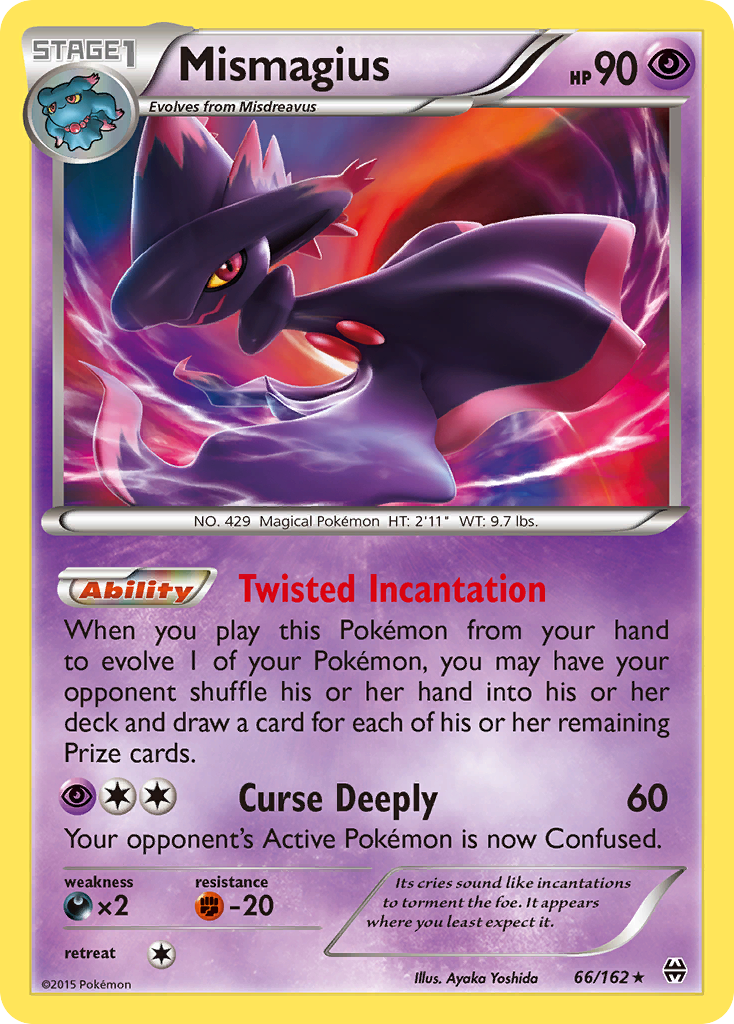 Mismagius (66/162) [XY: BREAKthrough] Reverse Holofoil