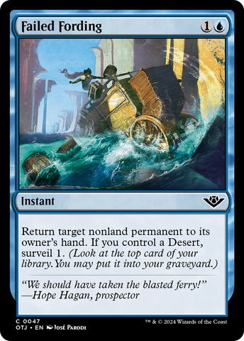 Failed Fording [Outlaws of Thunder Junction] Foil